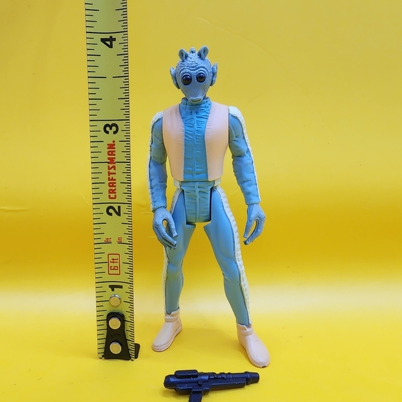 1996 Star Wars Greedo The Power of The Force Commtech w Blaster Figure - Picture 2 of 4